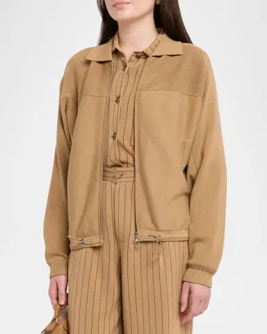 Guest In Residence Windbreaker Knit Jacket | Thumbnail 4