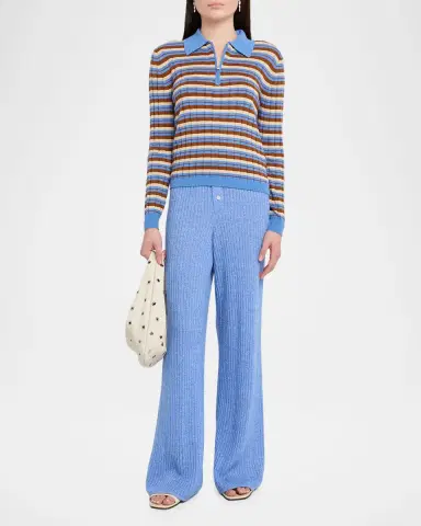 Guest In Residence Striped Track Polo | Thumbnail 2