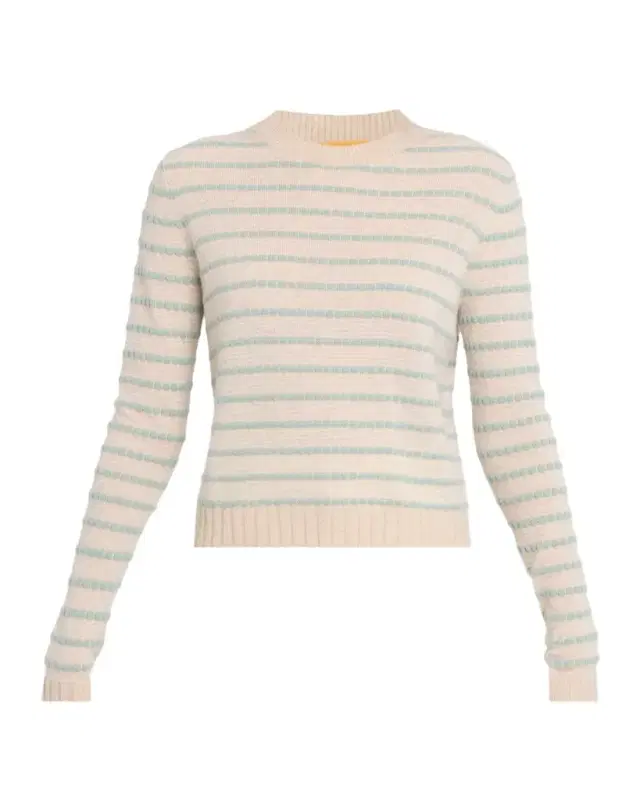 Guest In Residence Pebble Stripe Cashmere Sweater