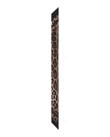 Dolce & Gabbana Leopard-Print Silk Scarf | Thumbnail 1