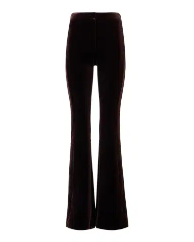 Akris Faris Neoprene Velvet Bootcut-Leg Pants | Thumbnail 1 Akris Faris Neoprene Velvet Bootcut-Leg Pants | Thumbnail 1