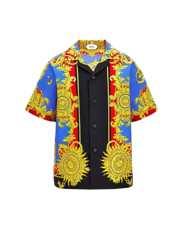 Versace Baby Boy 's, Little Boy 's & Boy 's Barocco Short-Sleeve Shirt