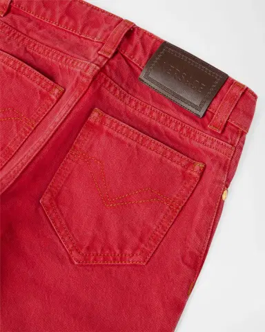 Versace Kid's Cotton Denim Jeans | Thumbnail 3 Versace Kid's Cotton Denim Jeans | Thumbnail 3