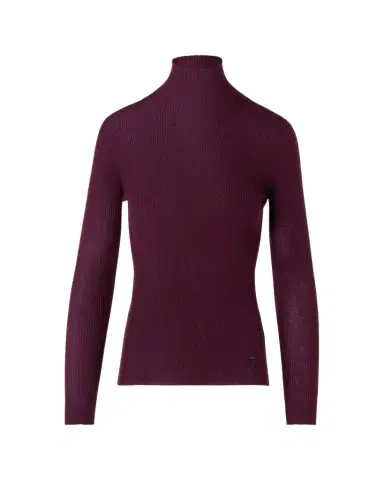Akris Turtleneck Cashmere-Silk Rib Seamless Sweater | Thumbnail 1