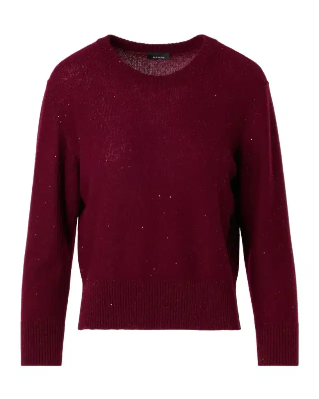 Akris Cashmere Micro Sequin Knit Sweater