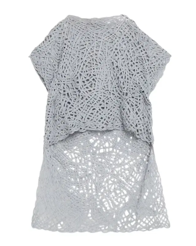 Diotima Clara Tiered Openwork Knit Top
