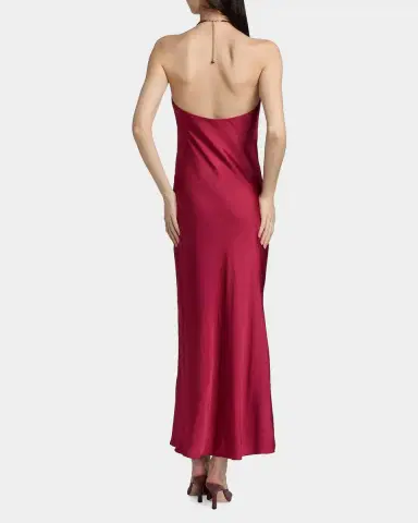 Cami NYC Giulia Beaded Halter Maxi Dress | Thumbnail 3