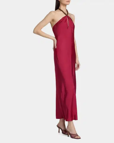 Cami NYC Giulia Beaded Halter Maxi Dress | Thumbnail 7