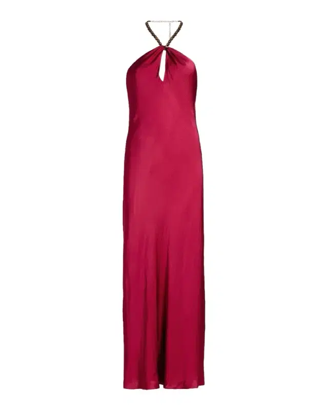 Cami NYC Giulia Beaded Halter Maxi Dress