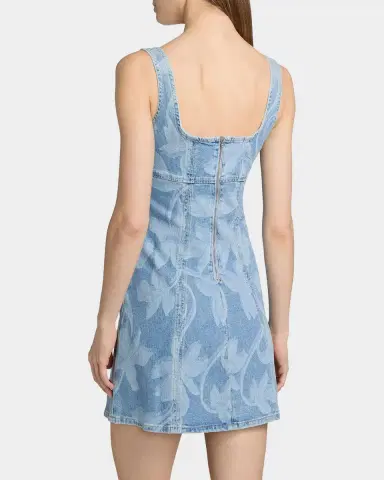 Rails Altadena Floral Cotton Denim Sheath Mini Dress | Thumbnail 3