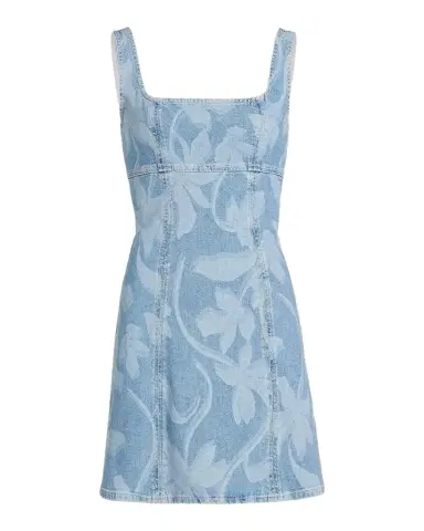 Rails Altadena Floral Cotton Denim Sheath Mini Dress | Thumbnail 1