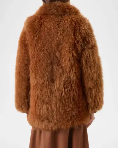 Akris Yaron Cashmere Shearling Short Coat | Thumbnail 3 Akris Yaron Cashmere Shearling Short Coat | Thumbnail 3