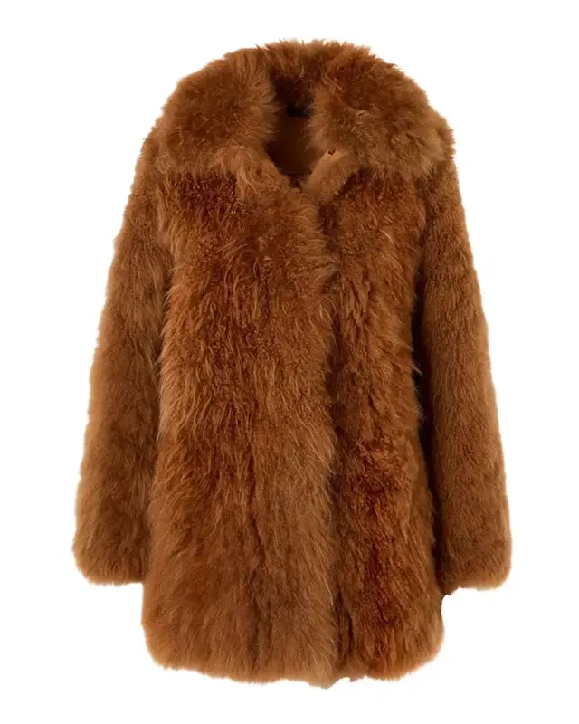 Akris Yaron Cashmere Shearling Short Coat