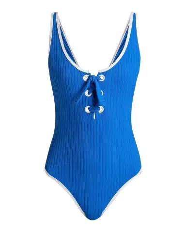 Solid & Striped The Sia Lace-Up One-Piece Swimsuit | Thumbnail 1