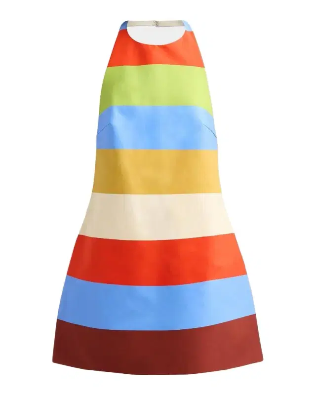 Retrofete Lanny Stripe Shift Mini Dress