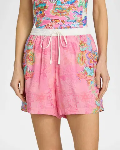 Johnny Was Roisin Floral Shorts | Thumbnail 4 Johnny Was Roisin Floral Shorts | Thumbnail 4