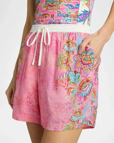 Johnny Was Roisin Floral Shorts | Thumbnail 5 Johnny Was Roisin Floral Shorts | Thumbnail 5