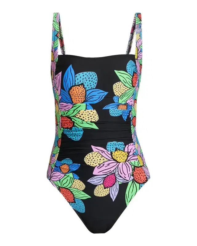 Johnny Was x Ashley Percival Marilyn Printed One-Piece Swimsuit