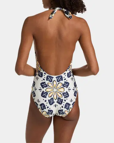 Lemlem Lidya Geometric Floral One-Piece Swimsuit | Thumbnail 3 Lemlem Lidya Geometric Floral One-Piece Swimsuit | Thumbnail 3