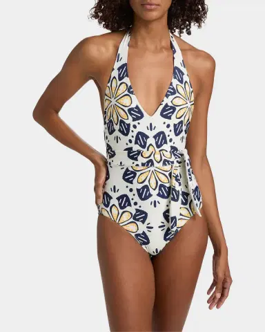 Lemlem Lidya Geometric Floral One-Piece Swimsuit | Thumbnail 5 Lemlem Lidya Geometric Floral One-Piece Swimsuit | Thumbnail 5