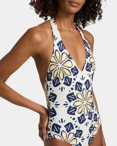 Lemlem Lidya Geometric Floral One-Piece Swimsuit | Thumbnail 8 Lemlem Lidya Geometric Floral One-Piece Swimsuit | Thumbnail 8