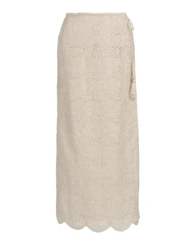 Ramy Brook Karina Crochet Midi Cover-Up Skirt
