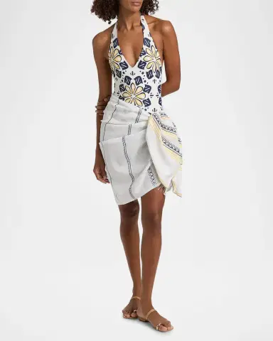 Lemlem Lema Geometric Cotton Sarong | Thumbnail 2