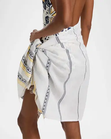 Lemlem Lema Geometric Cotton Sarong | Thumbnail 3