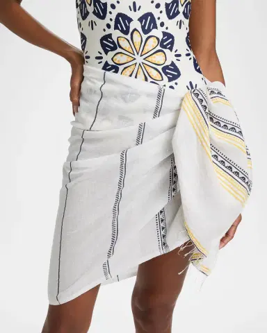 Lemlem Lema Geometric Cotton Sarong | Thumbnail 4
