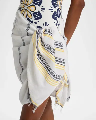 Lemlem Lema Geometric Cotton Sarong | Thumbnail 5