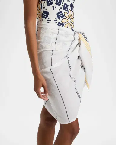 Lemlem Lema Geometric Cotton Sarong | Thumbnail 7