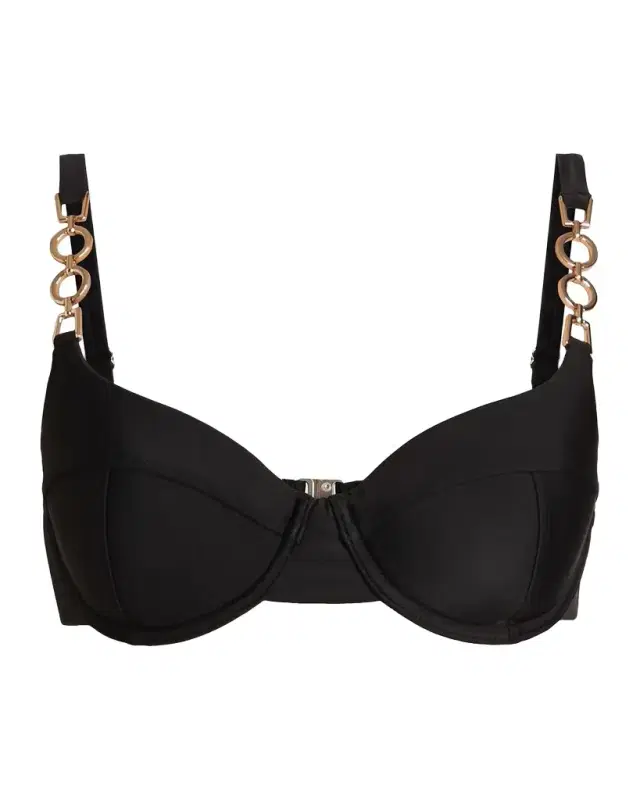 Ramy Brook Mona Embellished Bikini Top