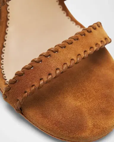Cinq a Sept Kora 100MM Suede Slip-On Sandals | Thumbnail 6