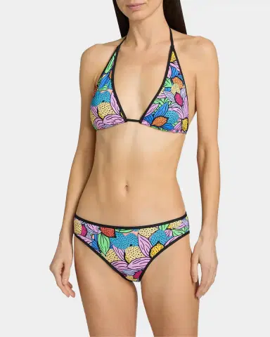 Johnny Was x Ashley Percival Zephra Halter Bikini Top | Thumbnail 4