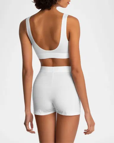 Wolford Beauty Cotton Scoop Neck Bralette | Thumbnail 3