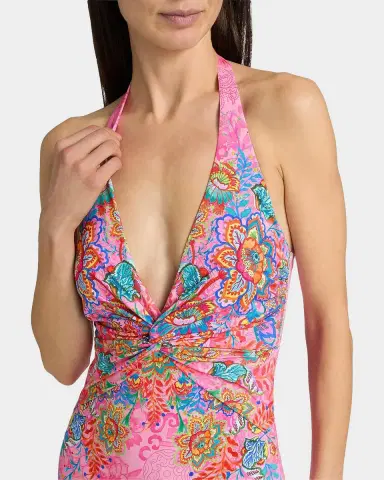 Johnny Was Roisin Floral Twisted One-Piece Swimsuit | Thumbnail 5