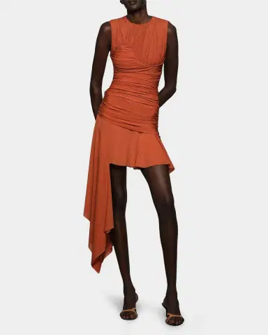 Et Ochs Emerson Side Drape Mini Skirt | Thumbnail 2