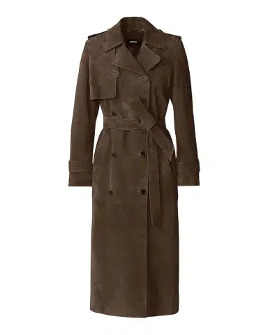 Mackage Gael Maxi Suede Trench Coat | Thumbnail 1 Mackage Gael Maxi Suede Trench Coat | Thumbnail 1