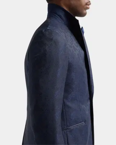 Pal Zileri Men's Floral-Embroidered Wool-Blend Dinner Jacket | Thumbnail 7