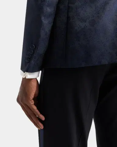 Pal Zileri Men's Floral-Embroidered Wool-Blend Dinner Jacket | Thumbnail 8