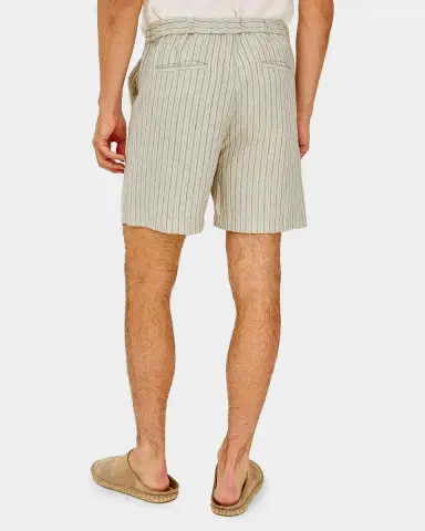 RAILS Men's Wilson Striped Linen-Cotton Shorts | Thumbnail 3
