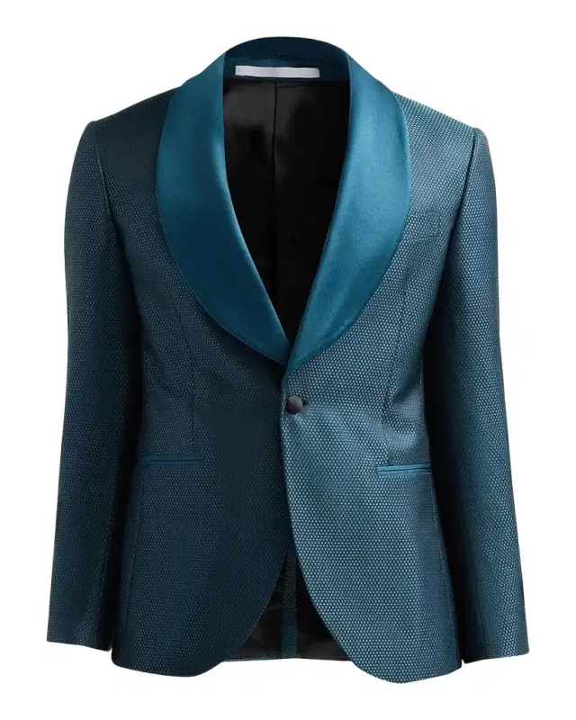 Pal Zileri Men's Geometric Jacquard Wool-Blend Dinner Jacket