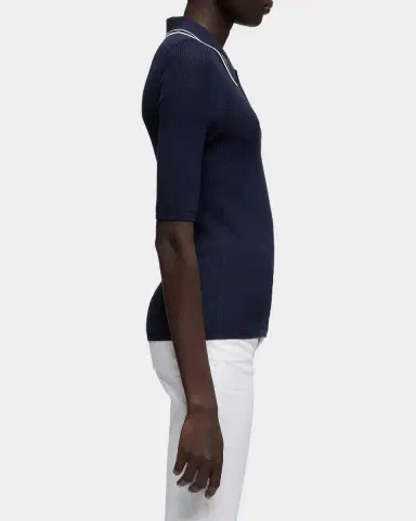 7 For All Mankind Piped Collar Polo Top | Thumbnail 6