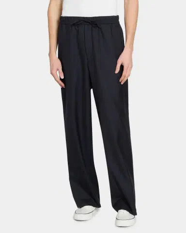 OFFICINE GÉNÉRALE Men's Nilson Twill Drawstring Pants | Thumbnail 4 OFFICINE GÉNÉRALE Men's Nilson Twill Drawstring Pants | Thumbnail 4