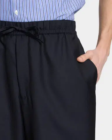 OFFICINE GÉNÉRALE Men's Nilson Twill Drawstring Pants | Thumbnail 5 OFFICINE GÉNÉRALE Men's Nilson Twill Drawstring Pants | Thumbnail 5