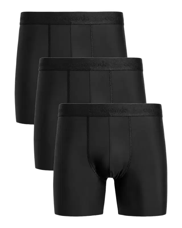 Commando Men 's 3-Pack Microfiber Boxer Briefs
