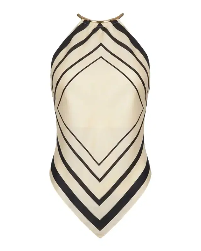 NICHOLAS Skye Halter Scarf Top