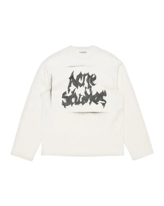 Acne Studios Men 's Gothic Logo Cotton-Blend Long-Sleeve T-Shirt