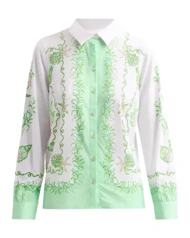 Lilly Pulitzer Koko Resort Button-Front Shirt | Thumbnail 1 Lilly Pulitzer Koko Resort Button-Front Shirt | Thumbnail 1