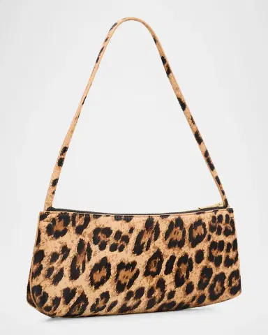 Mansur Gavriel Gaia Leopard Calf Hair Baguette Shoulder Bag | Thumbnail 3